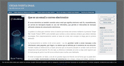 Desktop Screenshot of crear-cuenta-email.com