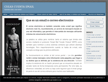 Tablet Screenshot of crear-cuenta-email.com